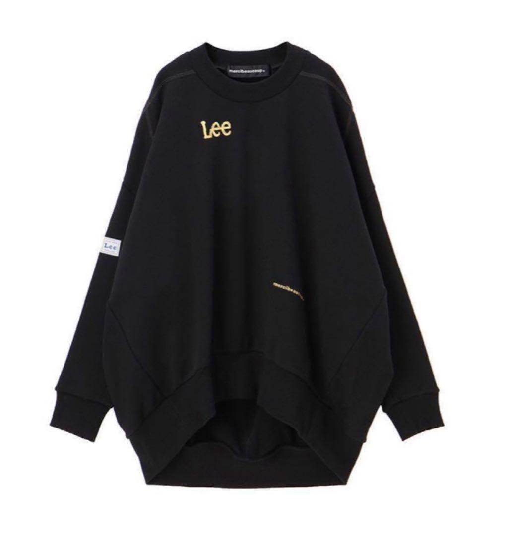 mercibeaucoup Leeコラボ 裏毛 メルシーボークー　ブラック