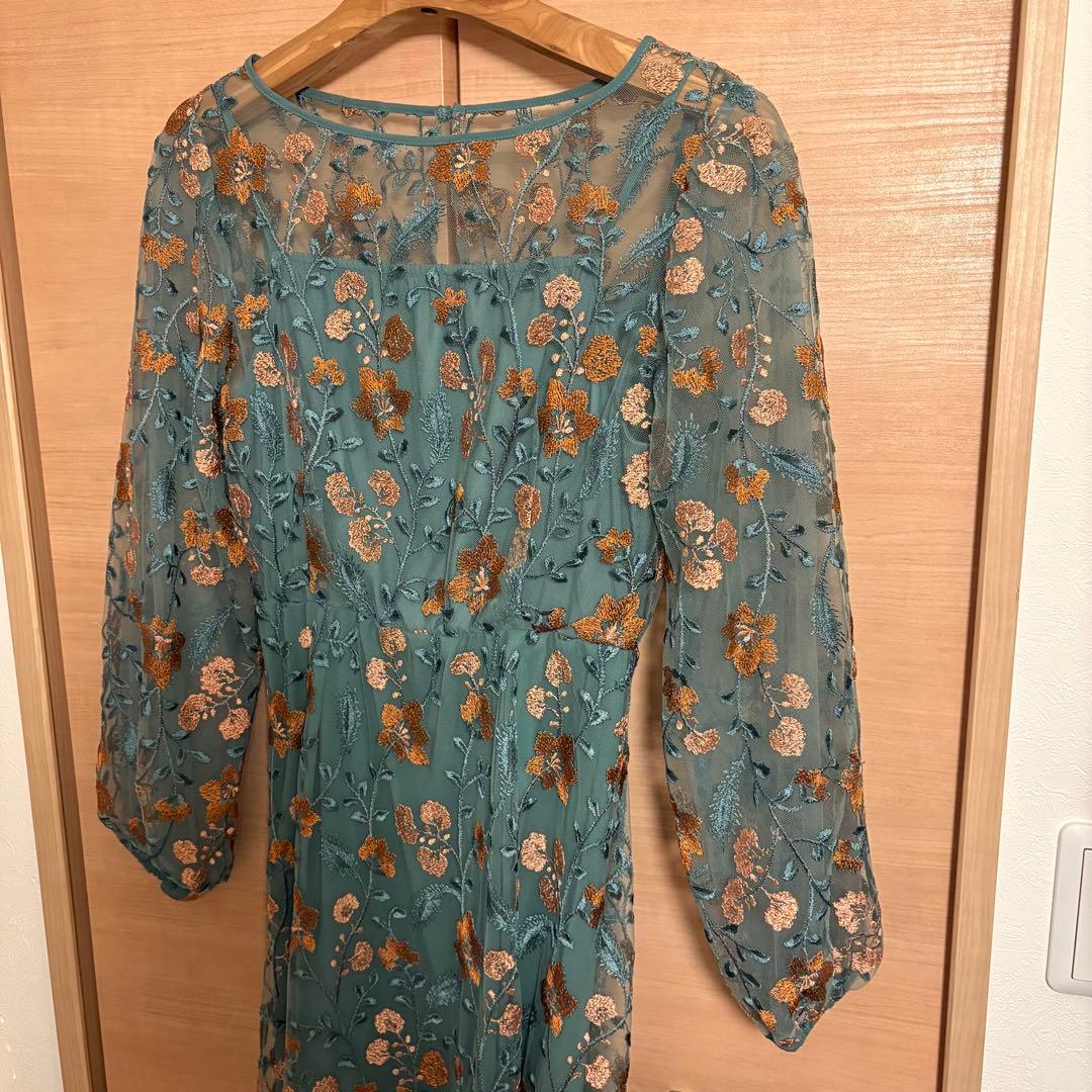 <コロン>kastane embroidery organdy dress