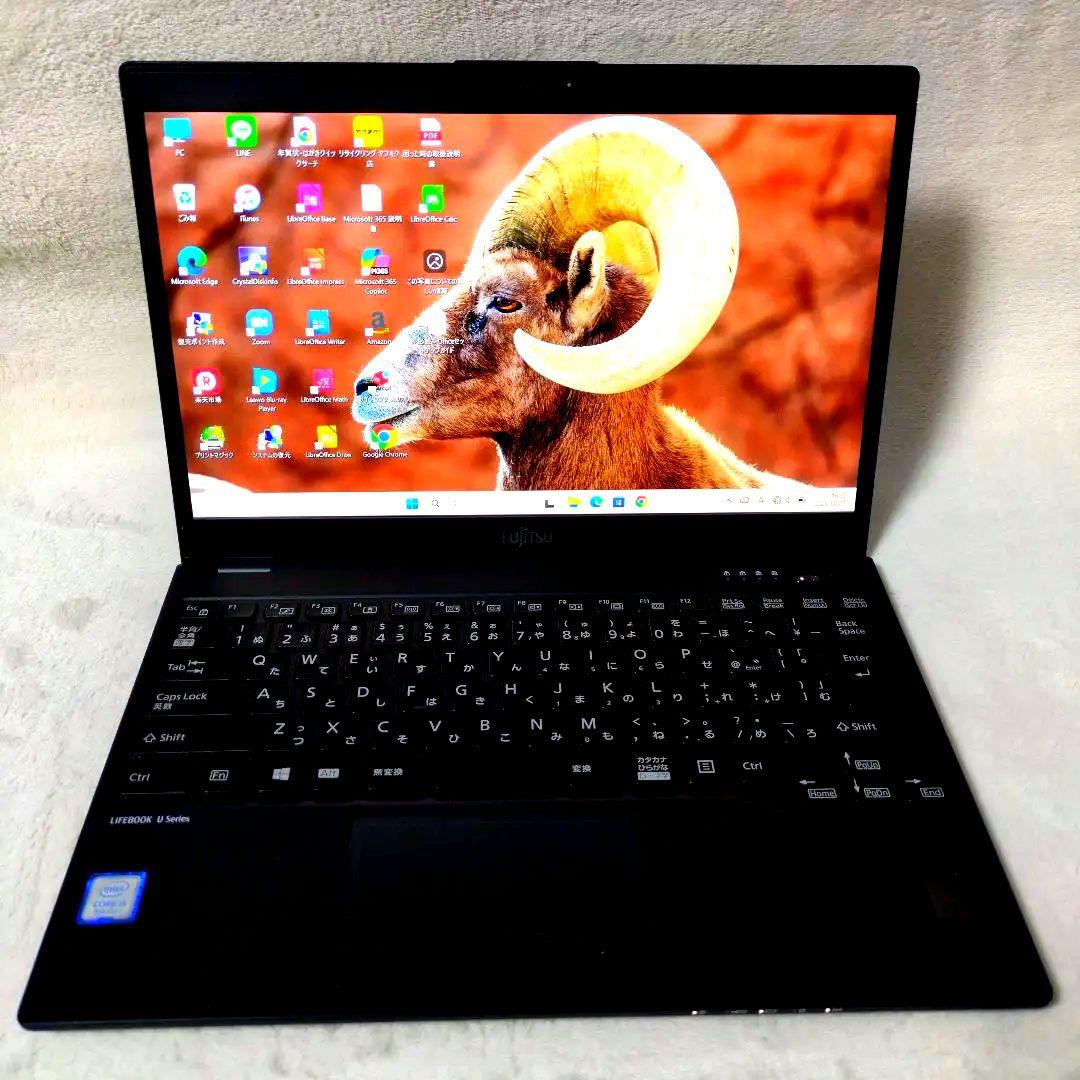 Windows11富士通 LIFEBOOK Core i5 高速SSD128GB