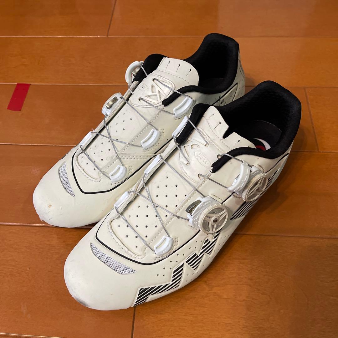 【中古良品】ロードバイク ビンディングシューズ 25.2cm EU40 2セット