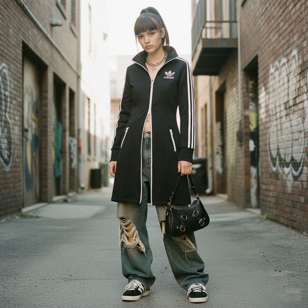 安室奈美恵 着用★adidas★Y2K★ジャージ ワンピース★アディダス★00s