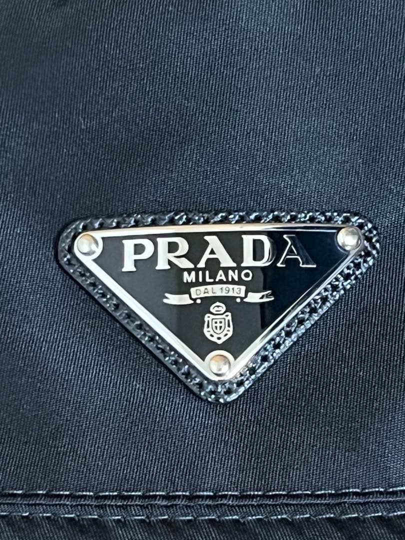 PRADA バケットハット　XXL ナイロン　ブラック