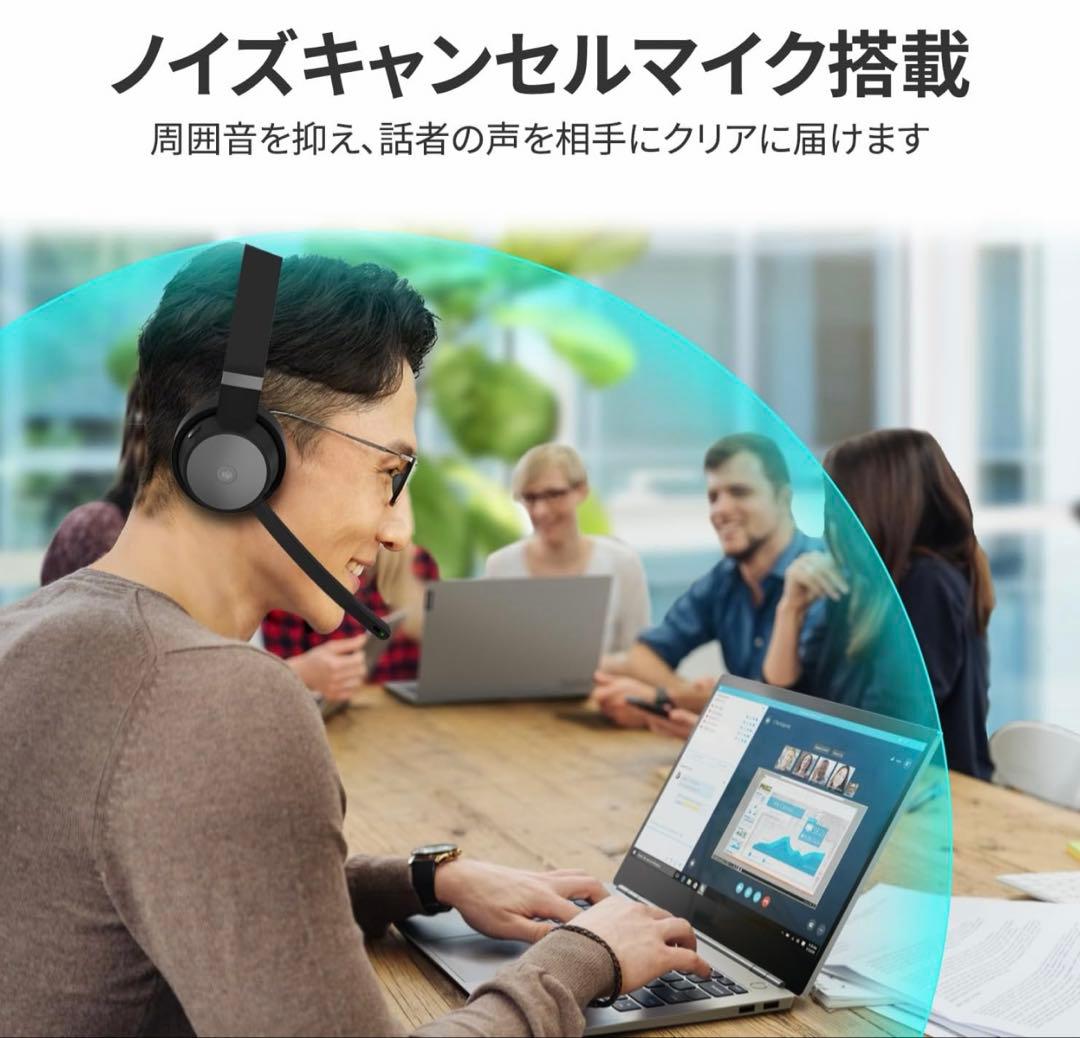 Lenovo Go ワイヤレス アクティブノイズキャンセリング ヘッドセット