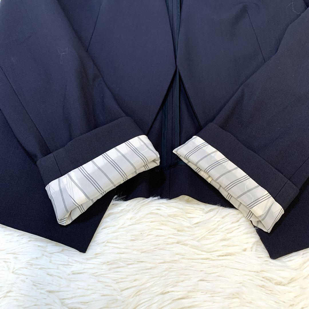 theory セットアップノーカラージャケットスカートTAILOR 現行タグ