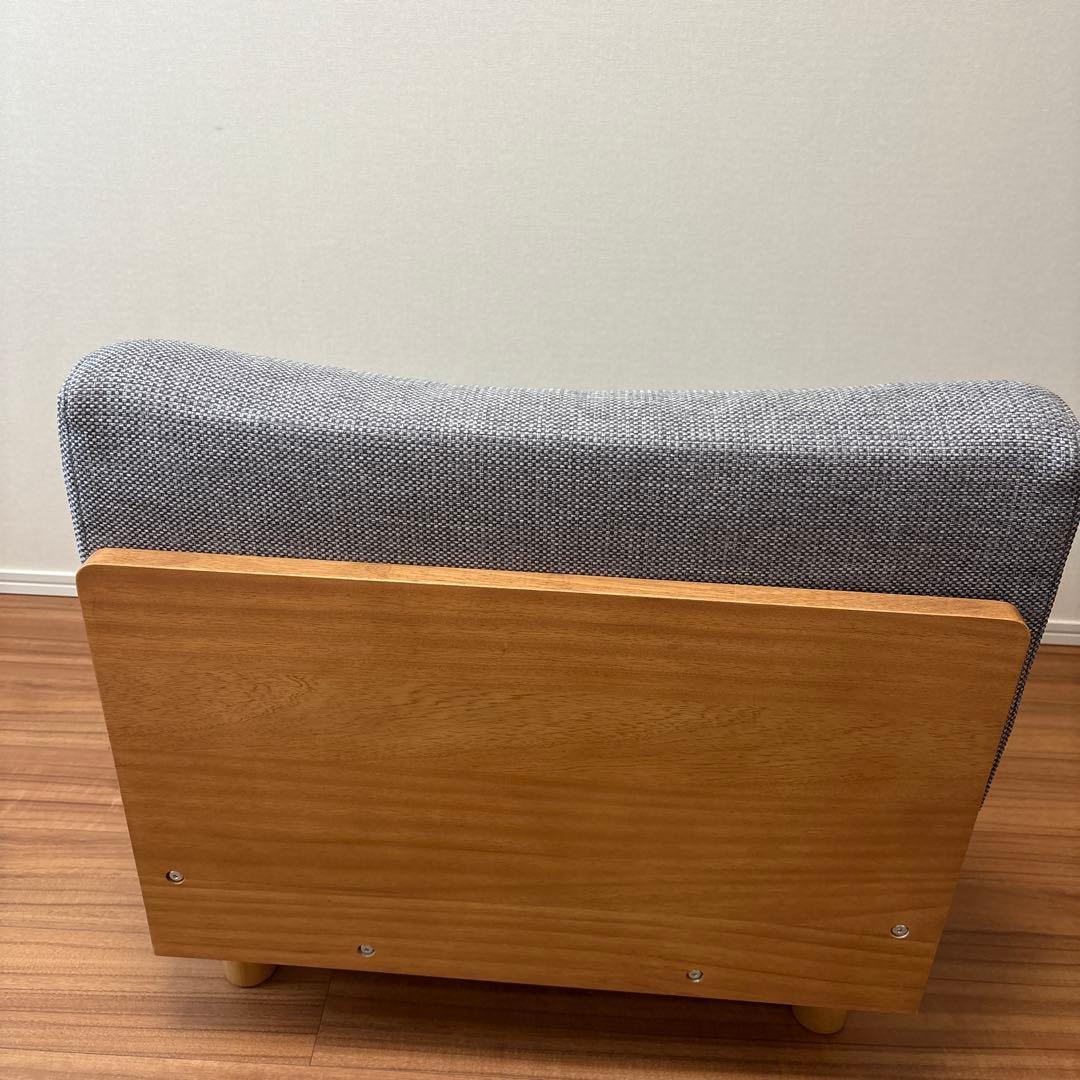 無印良品 ゆったり座れるアームレスソファ 1シーター グレー / MUJI