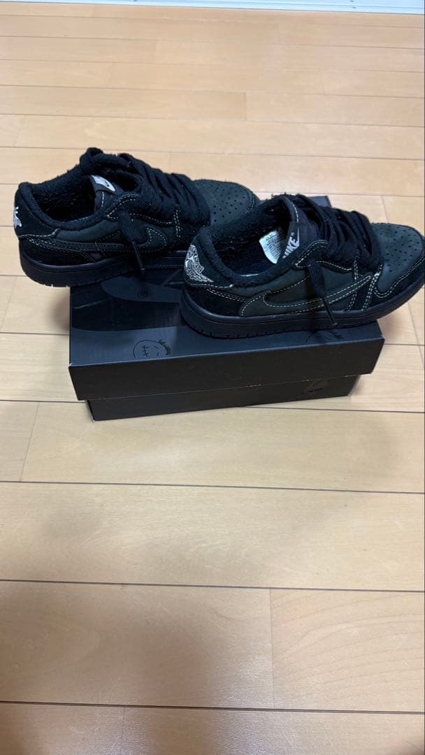 スニーカー Travis Nike Jordan 1 Black Phantom 17.5