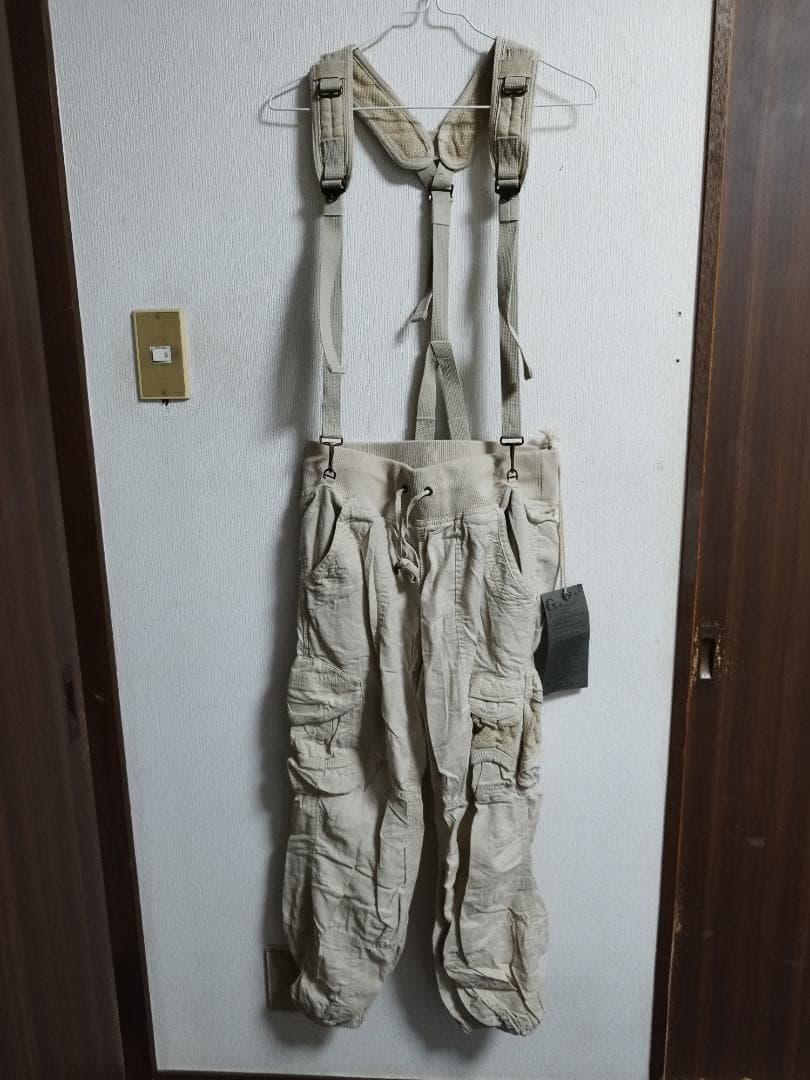 【新品】goa サスペンダー付きパラシュートカーゴパンツ④