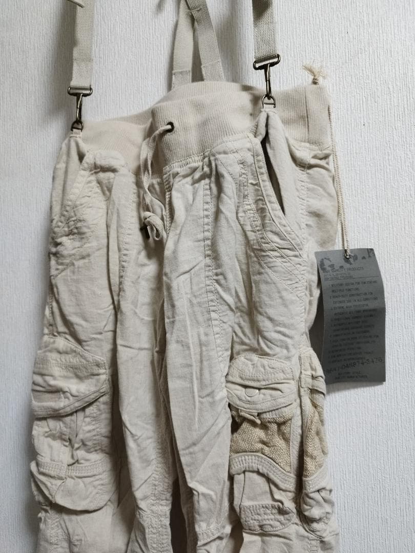 【新品】goa サスペンダー付きパラシュートカーゴパンツ④