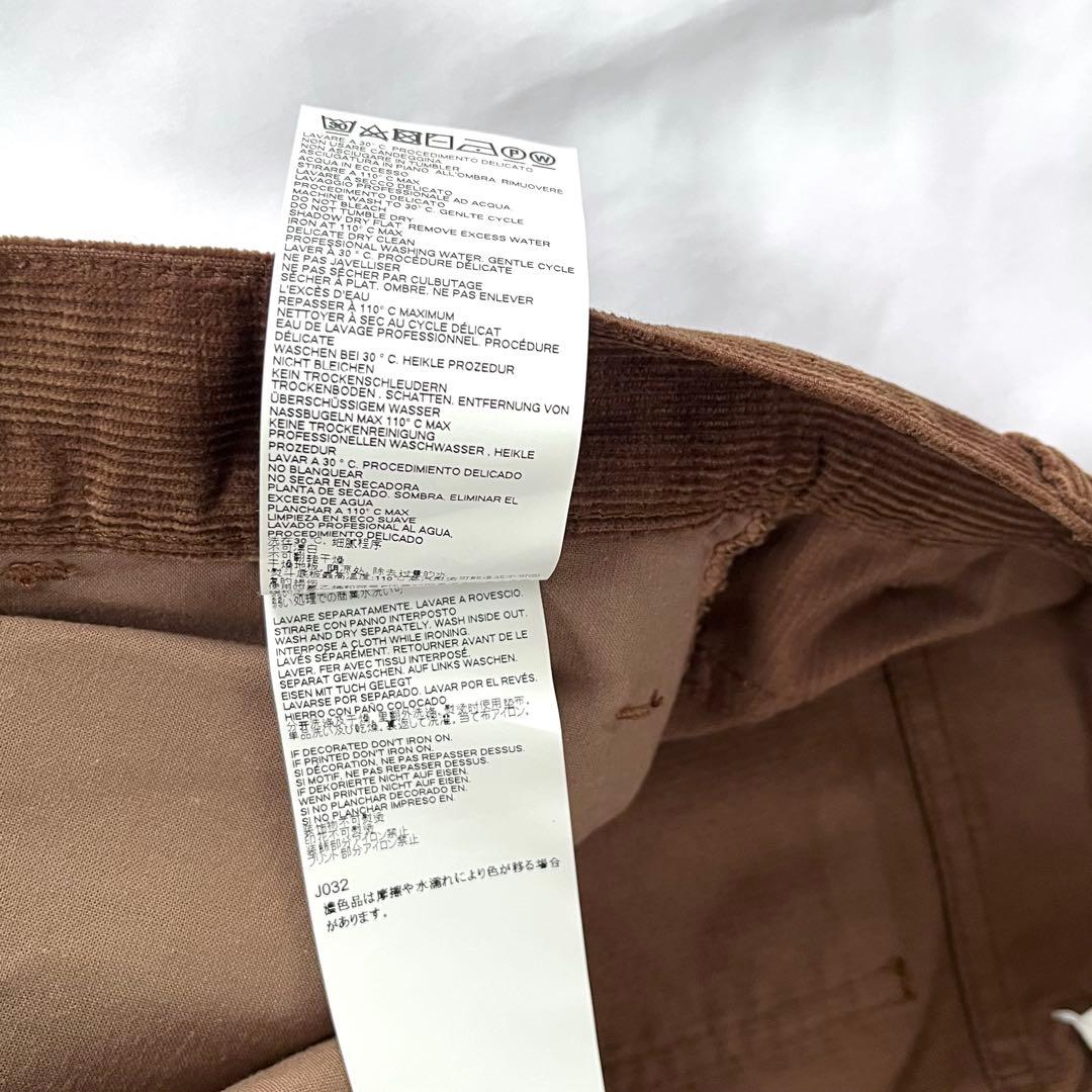 【美品】メゾンマルジェラ コーデュロイ パンツ ブラウン メンズ W32