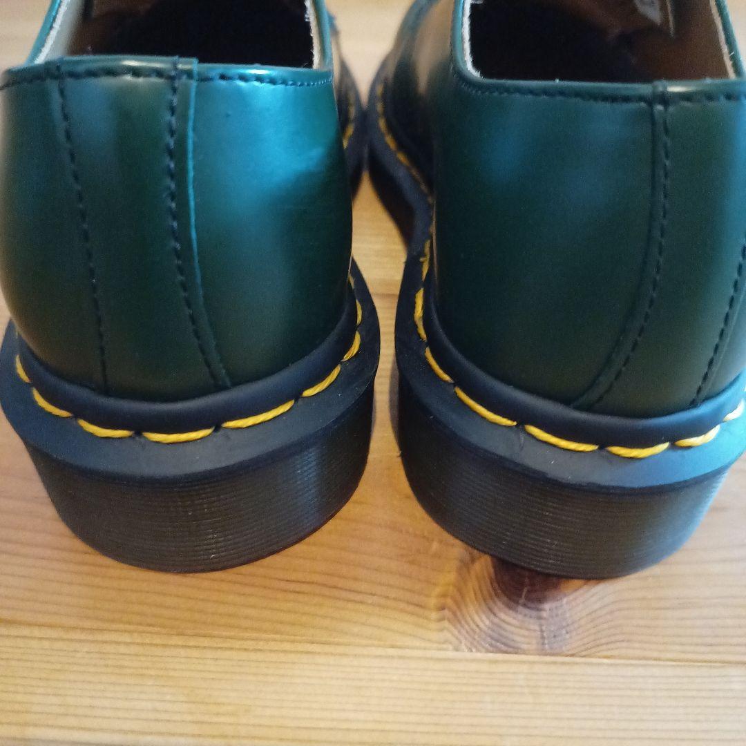 【美品】Dr.Martensマーチン3ホール 1461グリーンUK3　レディース