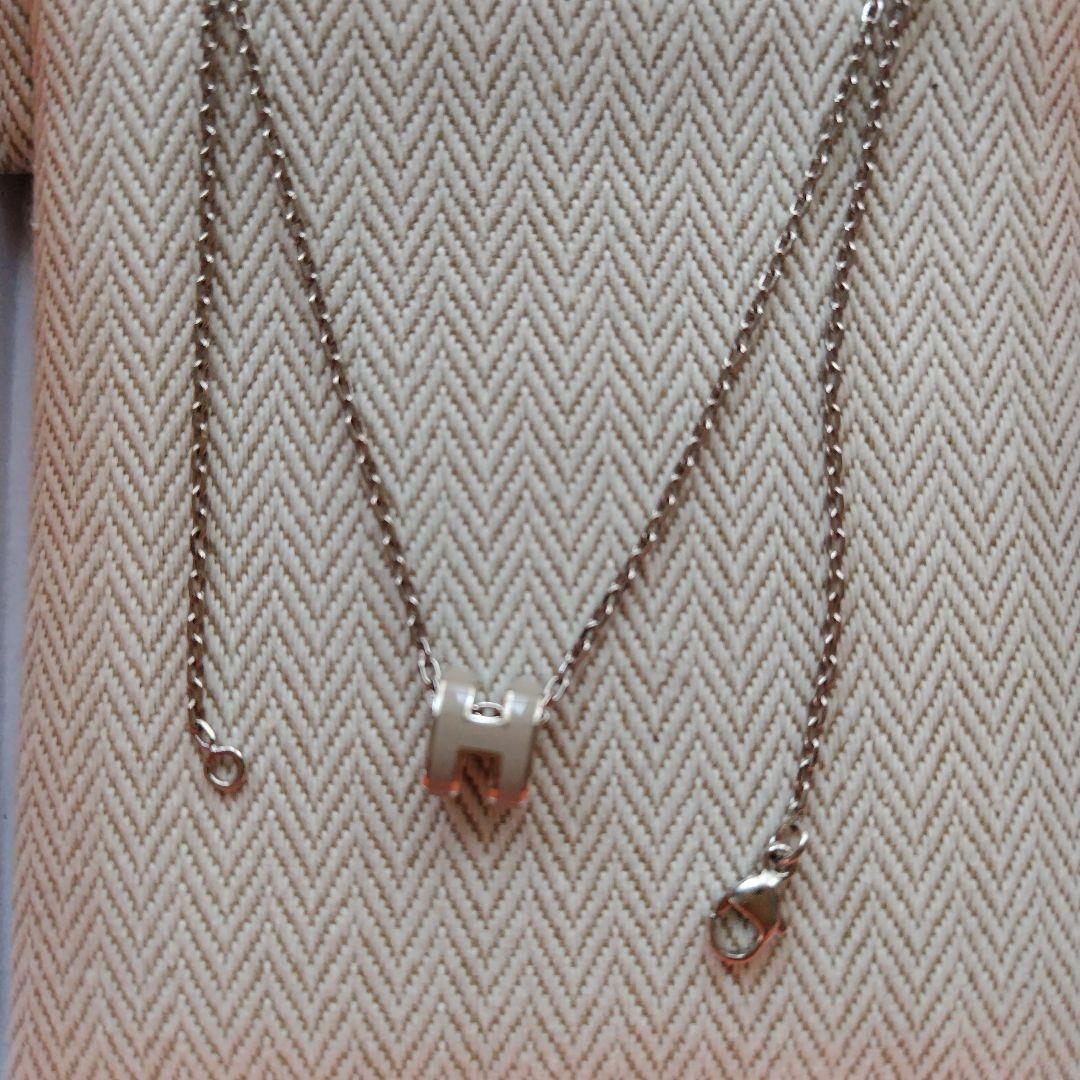 エルメス ミニポップH マロングラッセ ネックレス