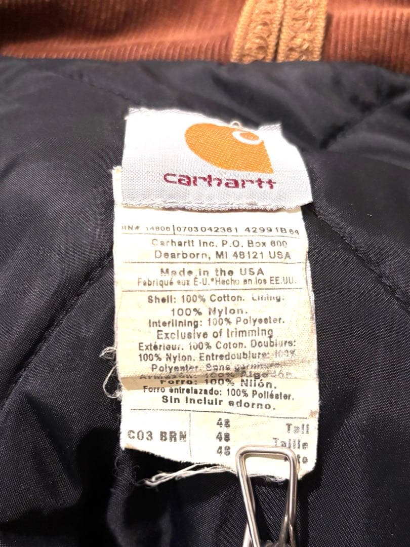 US製 CARHARTT TRADITIONAL COAT