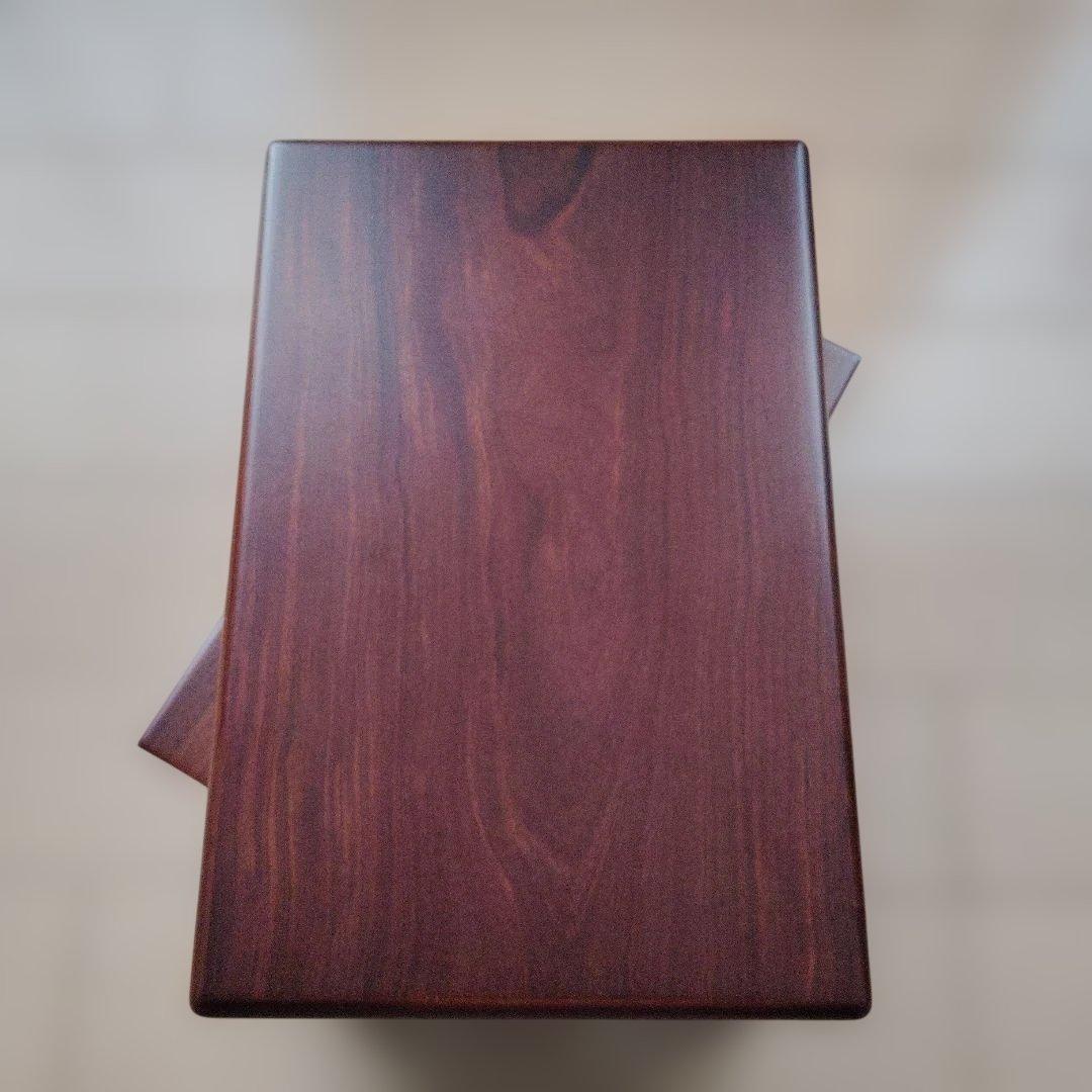 遼雨　本紫檀文章箱　総無垢