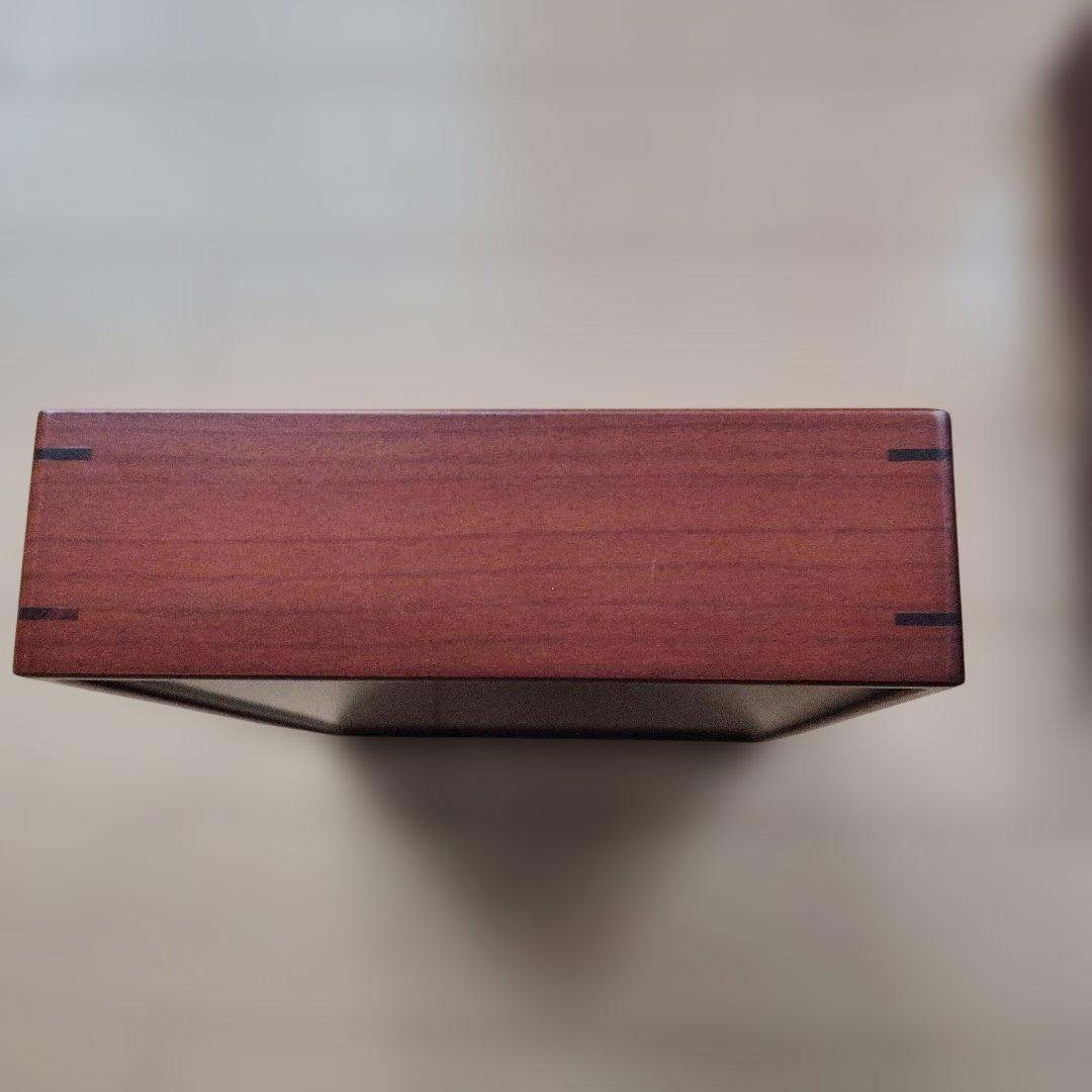 遼雨　本紫檀文章箱　総無垢