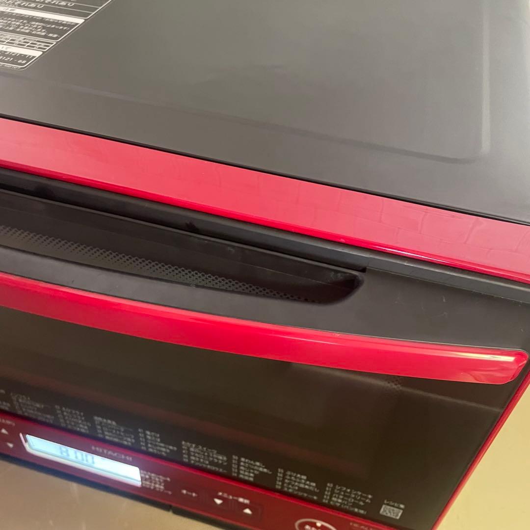 HITACHI MRO-VS8 オーブンレンジ 2020年製 赤