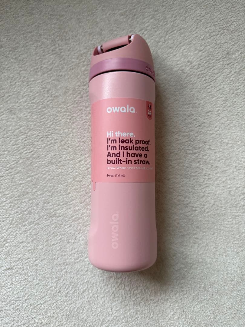 【新品未使用】owala 水筒 24oz.(710ml)ピンク　日本未発売カラー