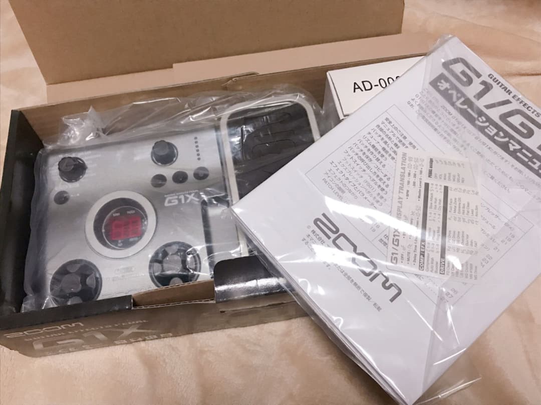 ギター エフェクター zoom G1X