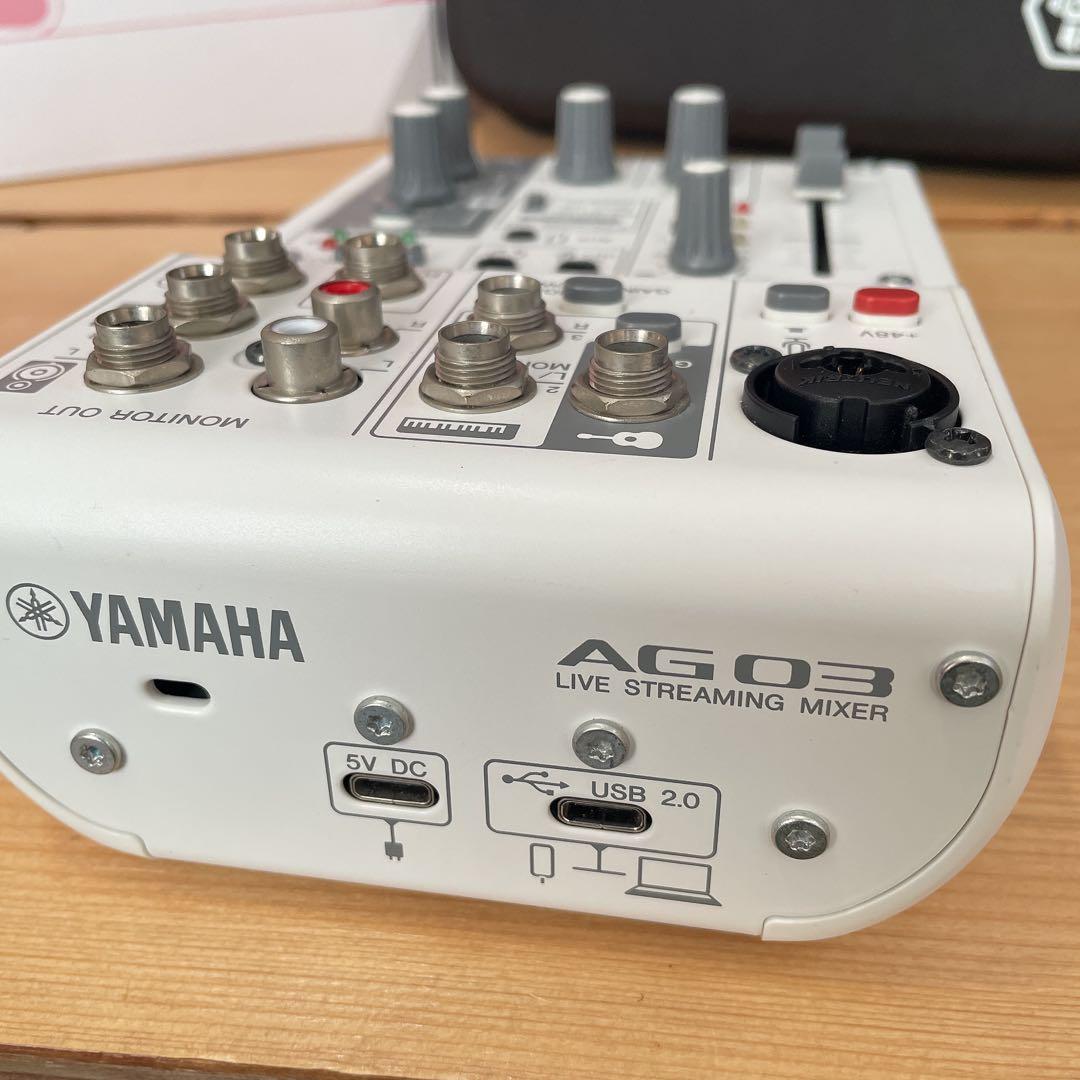 YAMAHA AG03 MK2 オーディオインターフェイス ケース付き