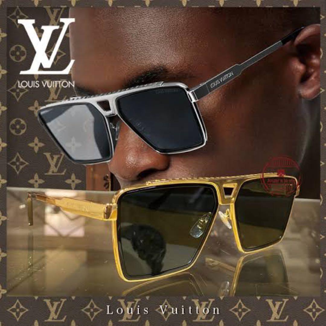96.ｔ Louis Vuitton サングラス ゴールド/ブラック