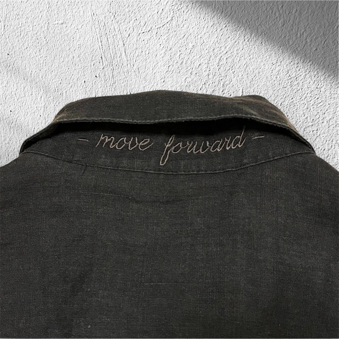 【美品】&RC カレンソロジー リネン100% ビッグシャツ ブラック 日本製