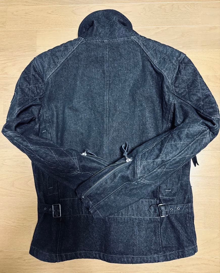 マックスフリッツ ダブルライダースジャケット ブラック M(46)