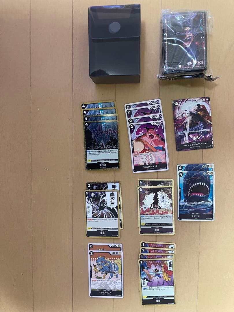 ワンピースカード　黒ひげデッキ＋予備