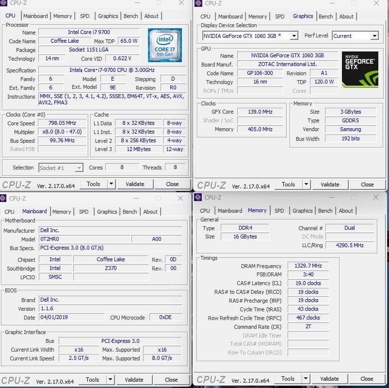 Windowsデスクトップ XPS8930/i7-9700/NVMe512G+HDD3TB/GTX1060