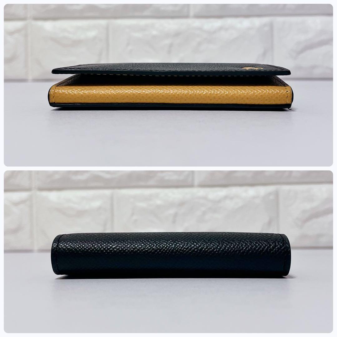 【未使用品】ラルフローレン ポロポニー バイカラー サフィアーノレザー 名刺入れ