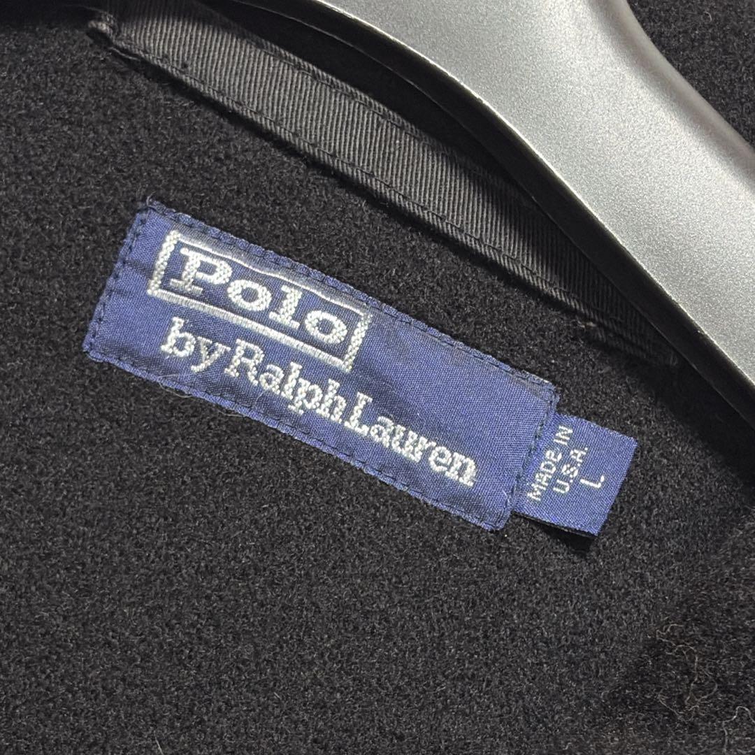 ポロラルフローレン　ダッフルコート USA製　ブラック　L