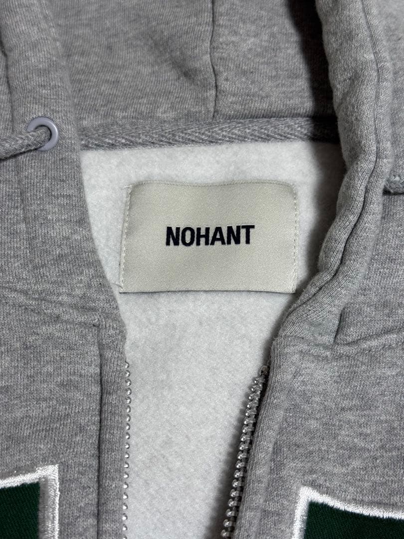 NOHANT LONELY ジップアップパーカー グレー