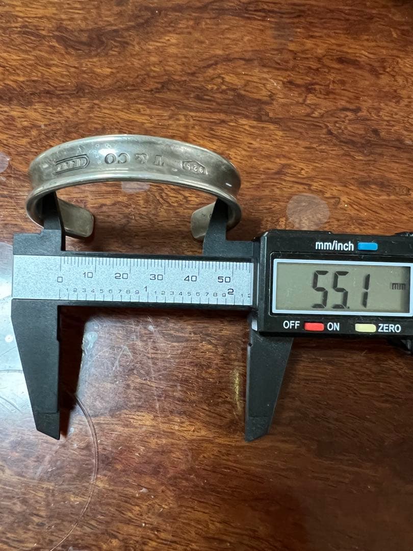 Tiffany & Co. ティファニーカフバングル925刻印有中古品本物保証