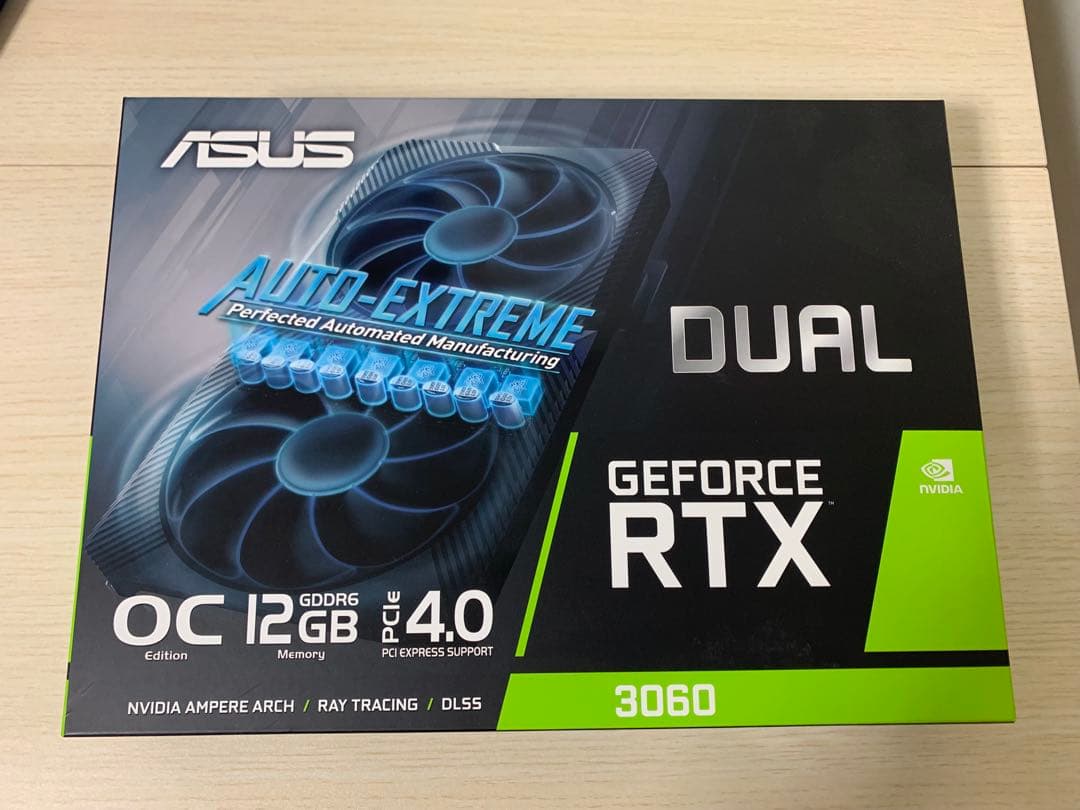 【訳あり】ASUS DUAL RTX3060 12GB V2