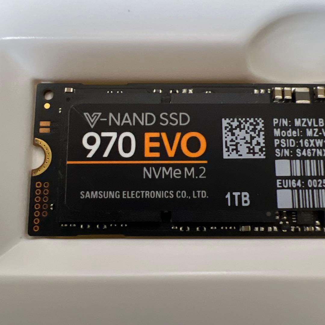 内蔵型SSD Samsung 970 EVO NVMe M.2 1TB