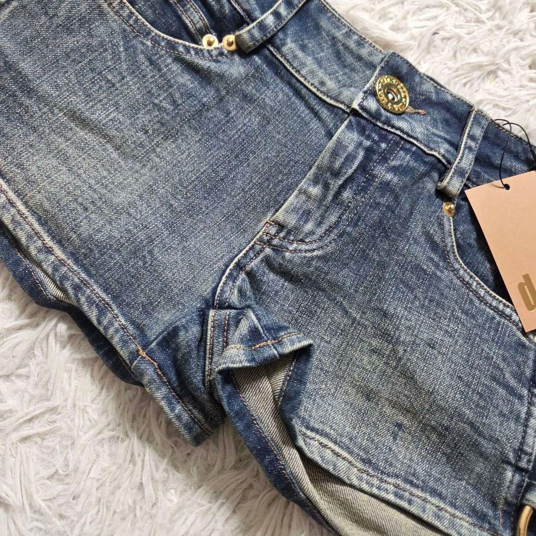 d.i.a サイドリング　ショーパン　デニム　archive　y2k 平成ギャル