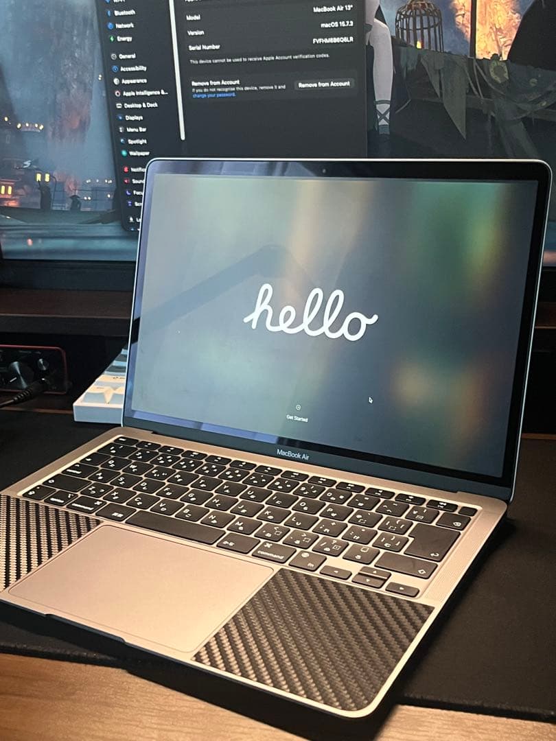 【バッテリー97%】M1 Macbook Air 16GB 256GB