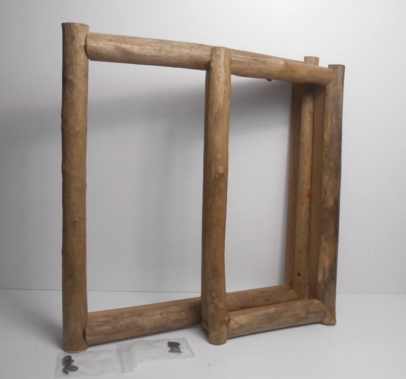 RIKUMUページ◆油絵SMサイズ用の流木での額縁フレーム