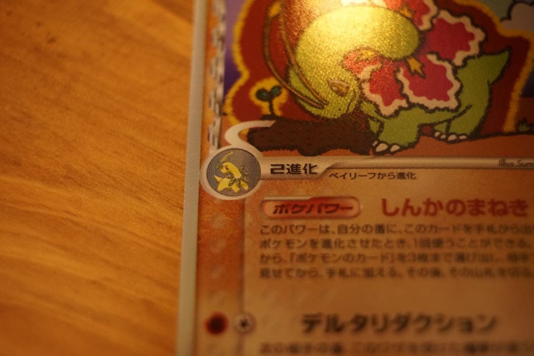 メガニウム デルタ種 1ED さいはての攻防 超美品 ポケカ