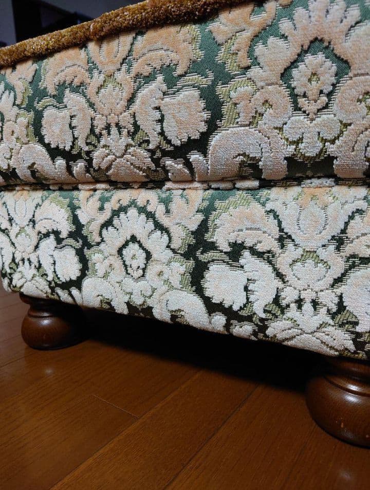 〈アツオ〉Karimoku オットマン スツール アンティーク