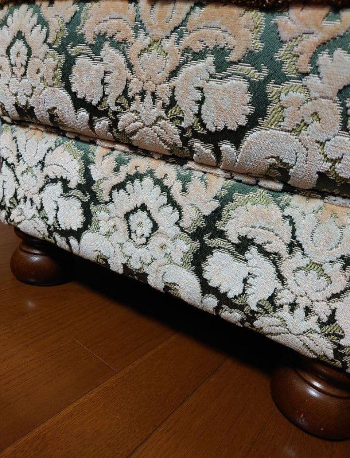 〈アツオ〉Karimoku オットマン スツール アンティーク