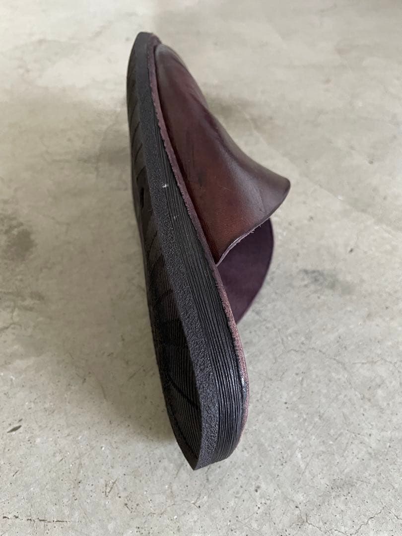 BRANDORブラドール　本革 レザーサンダル　スリッポン