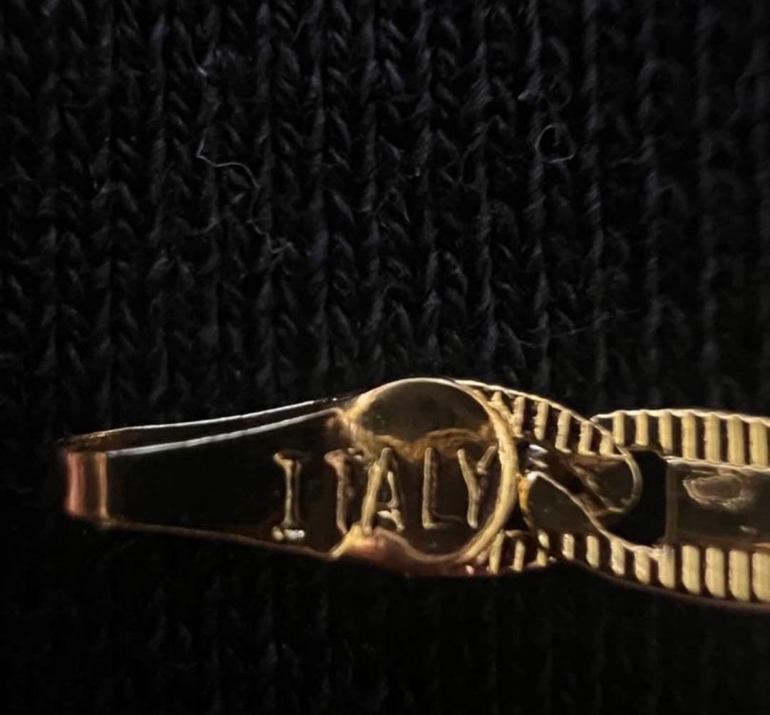 ゴールド　ネックレス　イタリア製　750