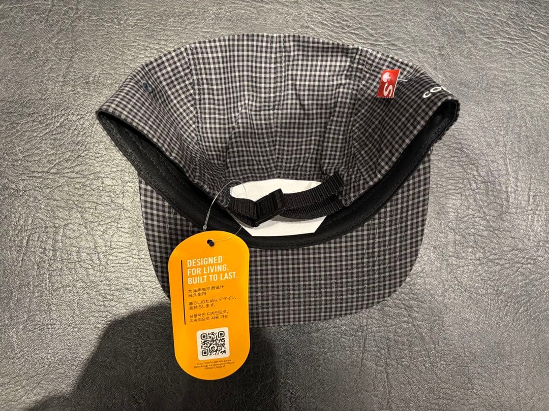 帽子 supreme Cordura Plaid Camp Cap Black