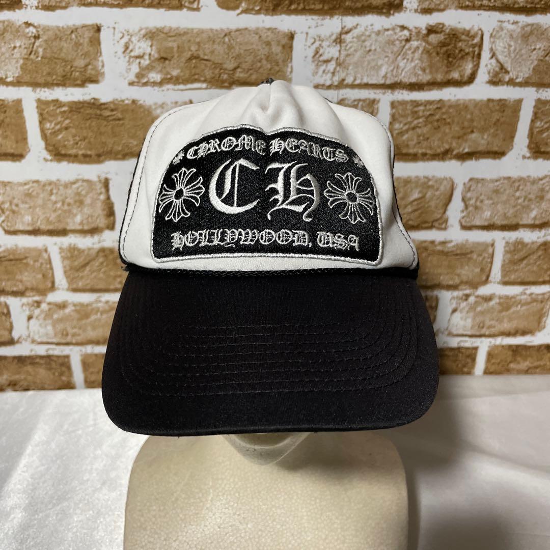 確実正規品❗️OTTO製　90s クロムハーツ　CHトラッカーキャップ　Y2K