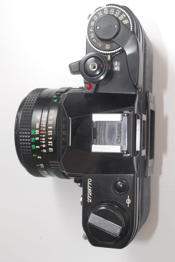 [美品]　Canon AE-1 ブラック fd 50mm f1.8