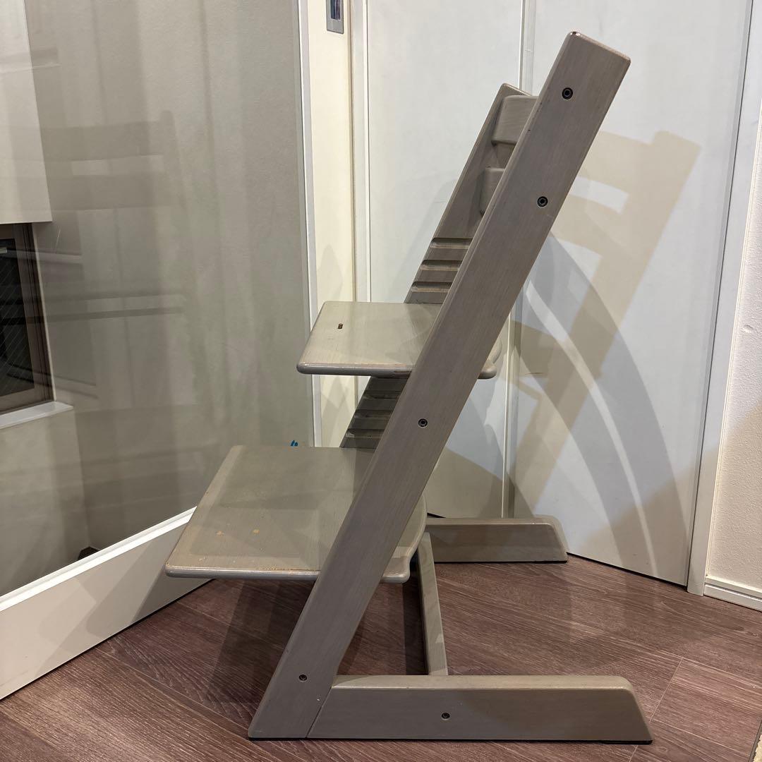 【希少カラー】ストッケトリップトラップ　オーク材　グレーウォッシュ