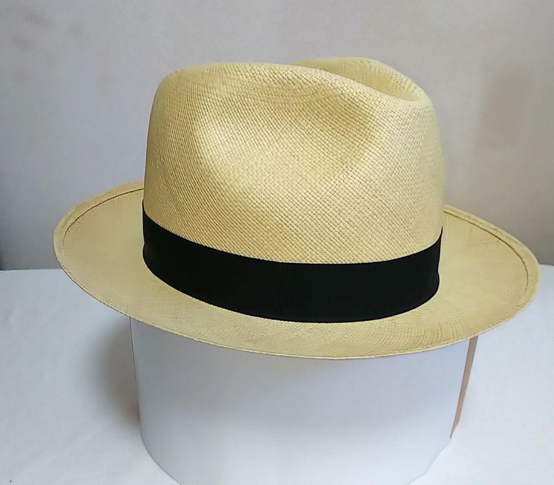 最高峰 モンテクリスティ 本パナマハット　59cm イタリア製