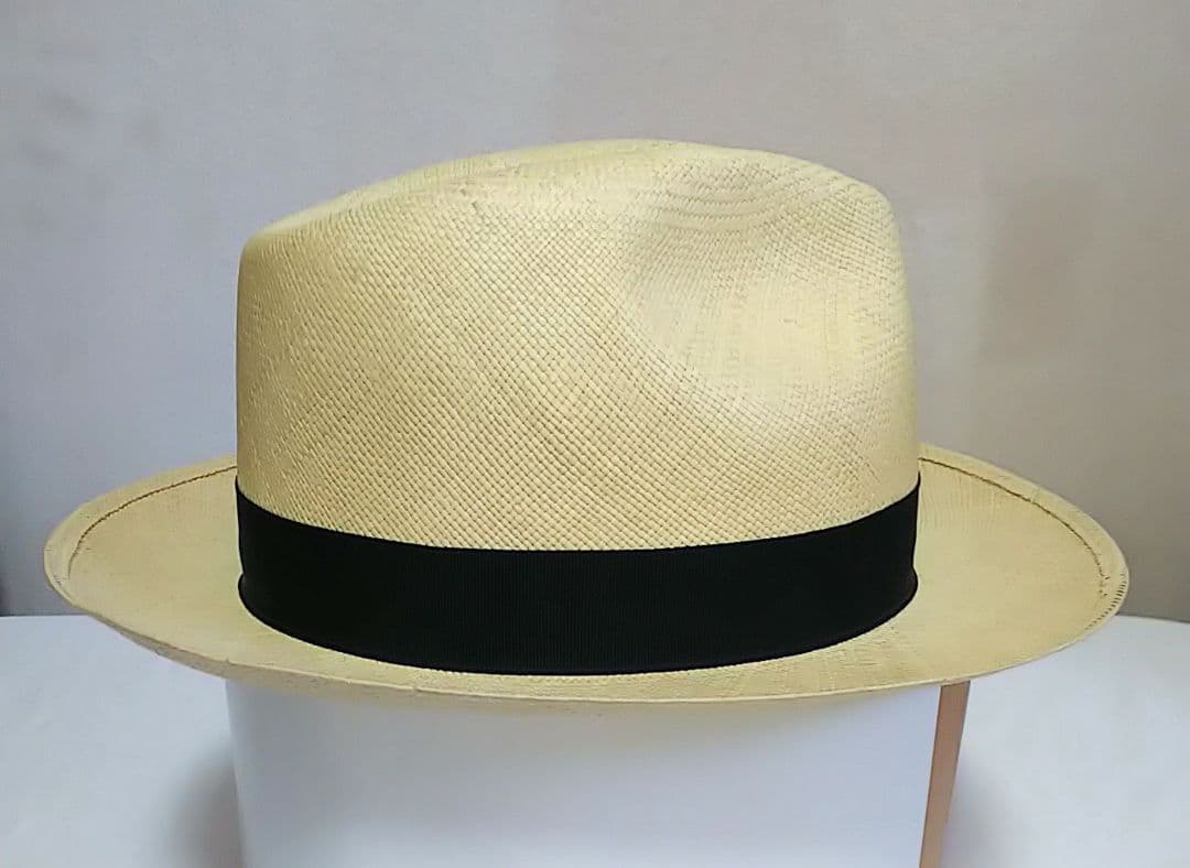 最高峰 モンテクリスティ 本パナマハット　59cm イタリア製