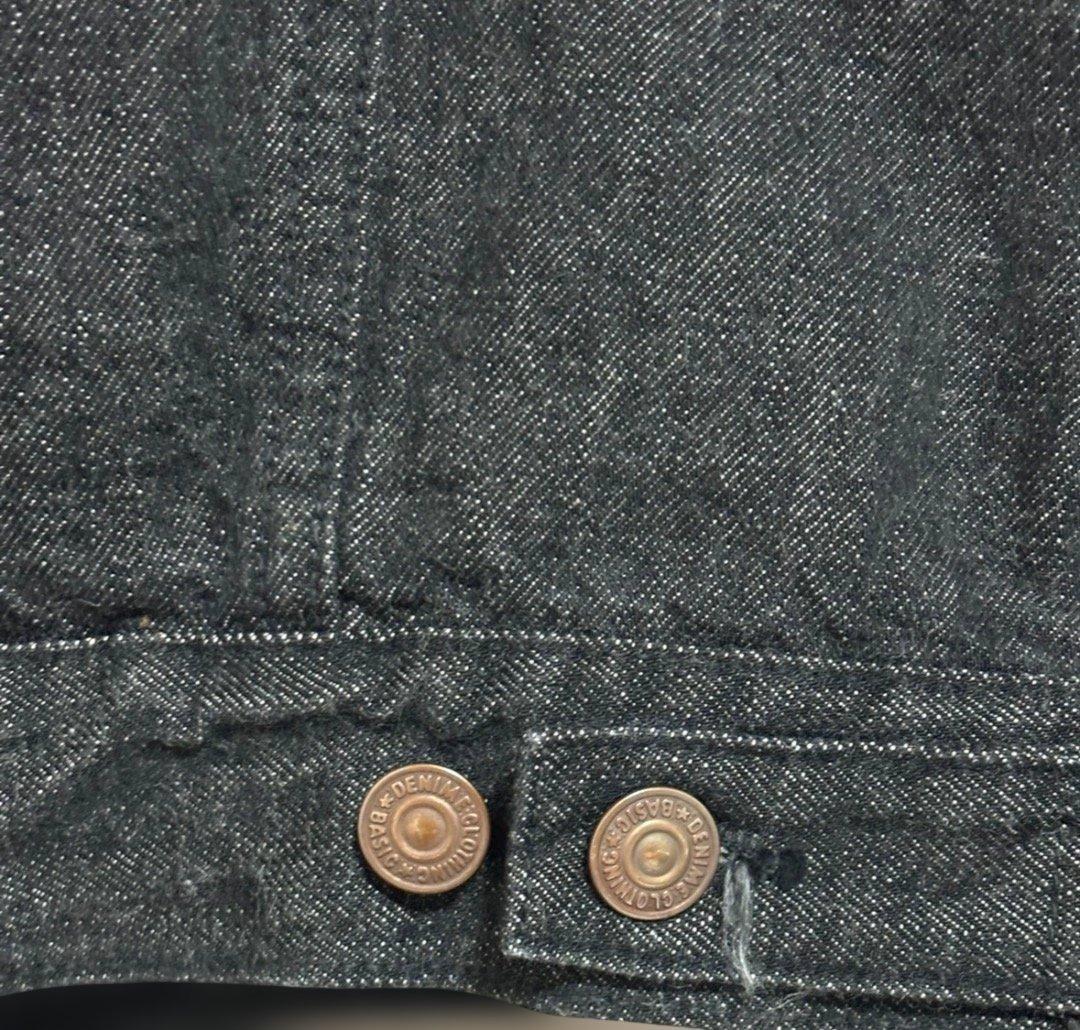 DENIMEドゥニームLot 233-66B 3RD TYPE黒デニムJKT42