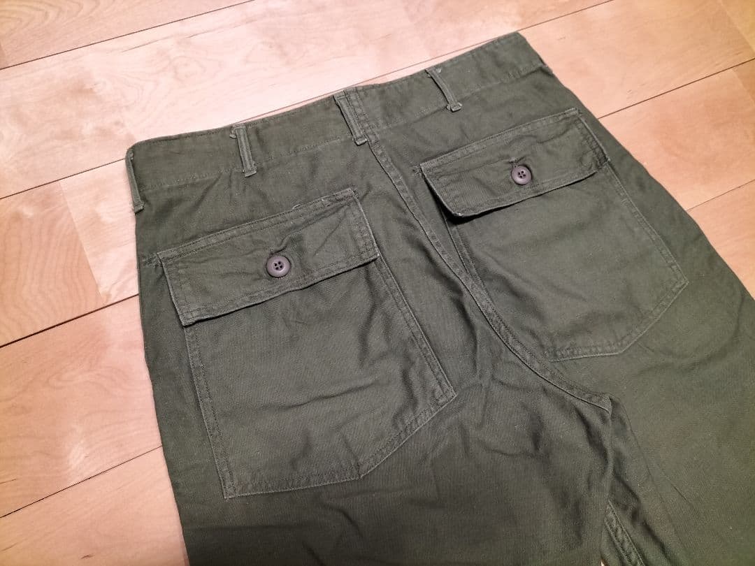 60s US ARMY（米軍）OG107ベイカーパンツ TALONジップ