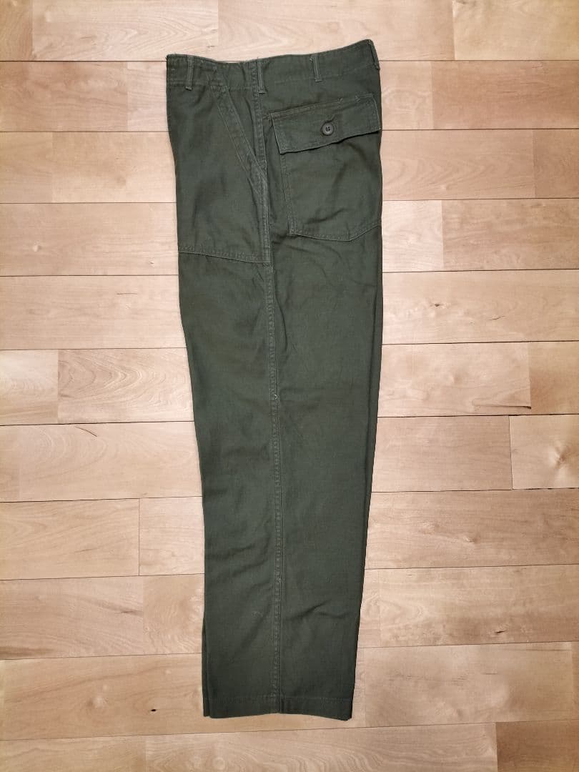 60s US ARMY（米軍）OG107ベイカーパンツ TALONジップ